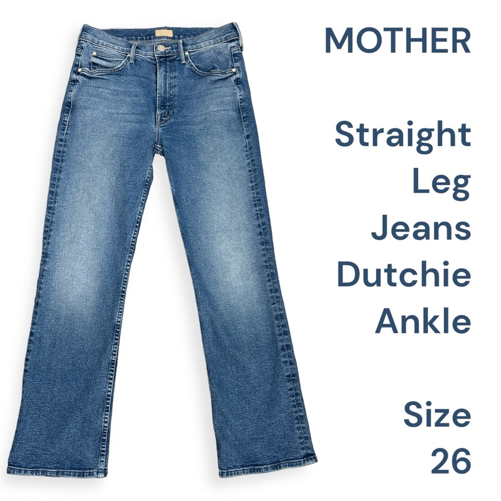 MOTHER Dutchie Ankle Straight Leg Jeans